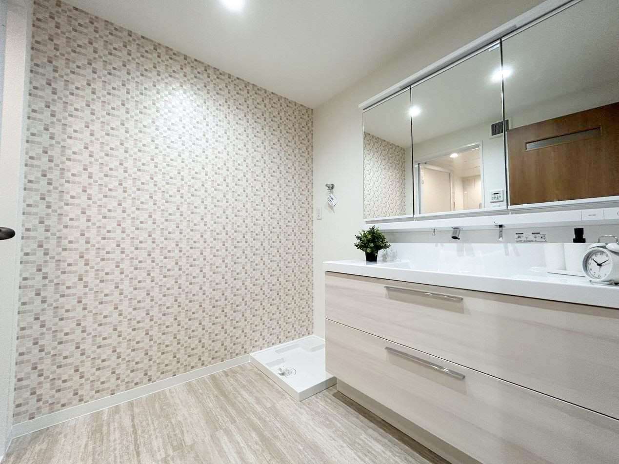 洗面所リフォーム　ランドリールーム　千葉　船橋市