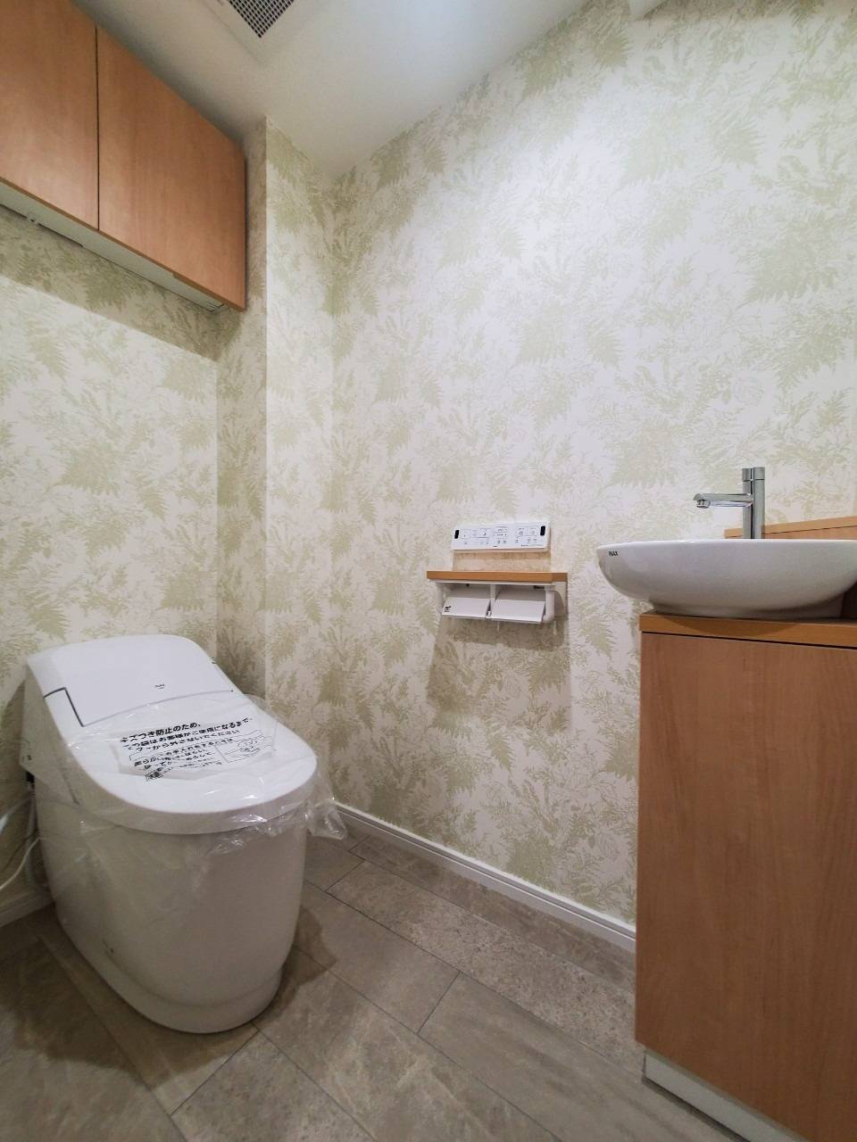 手洗い付きトイレリノベーション　千葉市