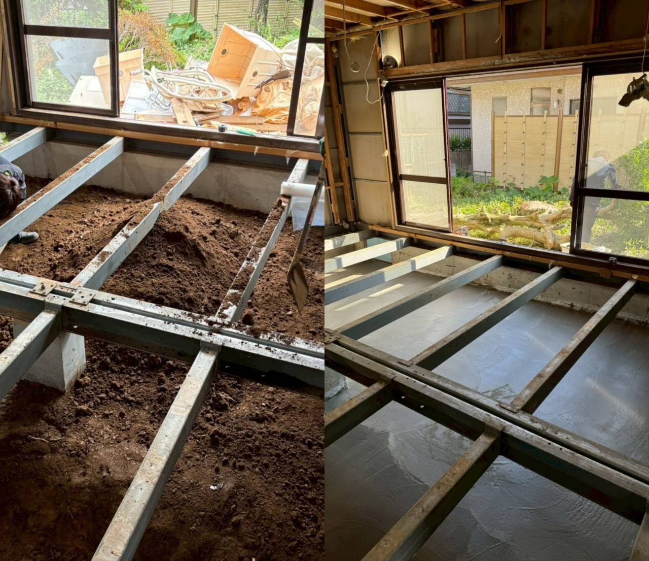 布基礎防湿コンクリート施工　　千葉　　補助金リフォーム対象