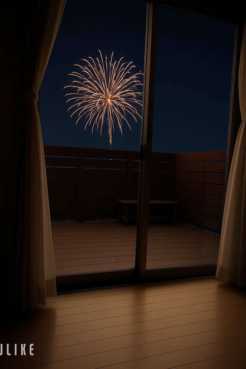 樹脂ウッドデッキ　船橋市　花火大会にも◎